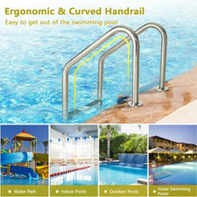 Load image into Gallery viewer, Stainless Steel Swimming Pool Ladder with Anti-Slip Step