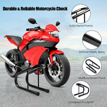 Load image into Gallery viewer, Motorcycle Wheel Chock Kit Scooter Bike Stand Trailer Truck Mount