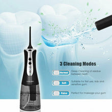 Load image into Gallery viewer, Rechargeable Water Portable Flosser with 2 Nozzle