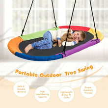 Load image into Gallery viewer, 60" Saucer Surf Outdoor Adjustable Swing Set-Colorful