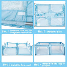 Load image into Gallery viewer, Baby Playpen Extra Large Kids Activity Center Safety Play-Blue