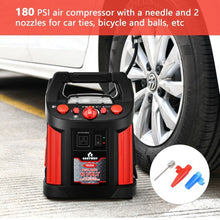 Load image into Gallery viewer, Jump Starter Air Compressor Power Bank Charger with LED Light and DC Outlet