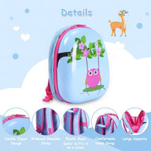 Load image into Gallery viewer, 2 pcs 12" 16" Blue ABS Kids Suitcase Backpack Luggage Set