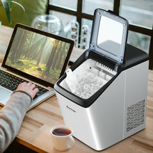 Load image into Gallery viewer, Stainless Steel Ice Maker 33Lbs/ 24Hrs Self-Clean Function with Scoop
