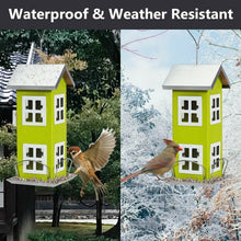 Load image into Gallery viewer, Outdoor Garden Yard Wild Bird Feeder Weatherproof House-Green
