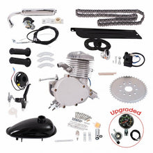 Load image into Gallery viewer, 80cc 2-Stroke Bicycle Gasoline Engine Motor Kit DIY Motorized Bike BlackNew Gray