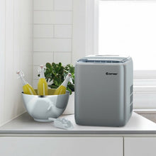 Load image into Gallery viewer, 44 lbs Portable Countertop Ice Maker Machine with Scoop-Silver