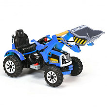 Load image into Gallery viewer, 12 V Battery Powered Kids Ride on Dumper Truck-Blue