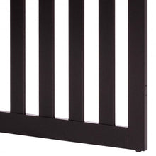 Load image into Gallery viewer, 35'' Folding Standing 4 Panel Wood Pet Fence-Brown