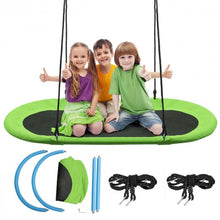 Load image into Gallery viewer, 60" Saucer Surf Outdoor Adjustable Swing Set-Green