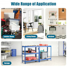 Load image into Gallery viewer, 5-Tier Steel Shelving Unit Storage Shelves Heavy Duty Storage Rack-Blue