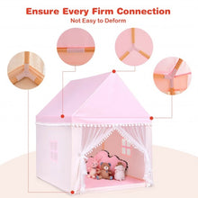 Load image into Gallery viewer, Kids Play Tent Large Playhouse Children Play Castle Fairy Tent Gift w/ Mat-Pink