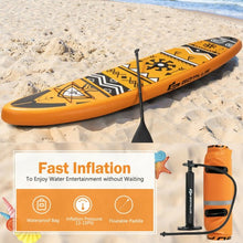 Load image into Gallery viewer, Inflatable Stand Up Paddle Board with Backpack Aluminum Paddle Pump-L