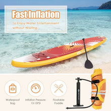 Load image into Gallery viewer, 11' Inflatable Stand Up board with Aluminum Paddle Pump