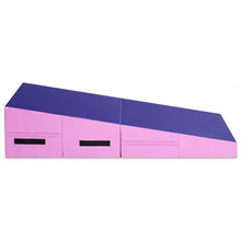 Load image into Gallery viewer, Incline Gymnastic Pad Folding Wedge Ramp Gym Fitness Exercise Sport Tumbling Mat