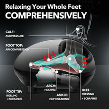 Load image into Gallery viewer, Foot Massager Machine with Heat and Calf Air Bag-Black
