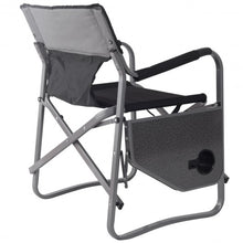 Load image into Gallery viewer, Folding Outdoor Camping Director's Chair with Cup Holder