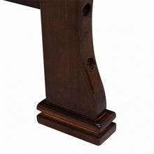 Load image into Gallery viewer, Coffee Pine Wood Baby Toddler Bed Convertible Crib