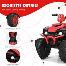 Load image into Gallery viewer, 12V Kids 4-Wheeler ATV Quad Ride On Car -Red