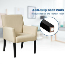 Load image into Gallery viewer, Executive Guest Chair Reception Waiting Room Arm Chair-Beige