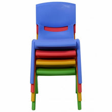 Load image into Gallery viewer, 4-pack Colorful Stackable Plastic Children Chairs