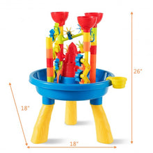 Load image into Gallery viewer, 2 in 1 Sand and Water Table Activity Play Center