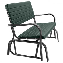 Load image into Gallery viewer, Outdoor Patio Steel Swing Bench Loveseat