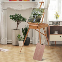 Load image into Gallery viewer, Tripod Folding French Wooden Easel with Sketch Box