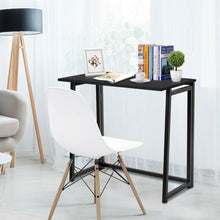 Load image into Gallery viewer, Foldable Home and Office Computer Desk-Black