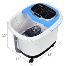 Load image into Gallery viewer, Portable Foot Spa Bath Motorized Massager with Shower-Blue