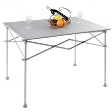 Load image into Gallery viewer, Aluminum Lightweight Folding Picnic Camping Table