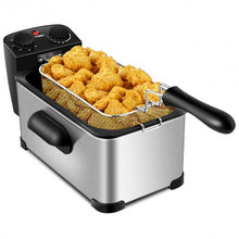 Load image into Gallery viewer, 3.2 Quart Electric Stainless Steel Deep Fryer with Timer