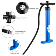 Load image into Gallery viewer, Double Action Manual inflation SUP Hand Pump with Gauge
