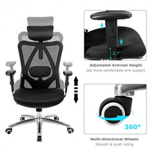 Load image into Gallery viewer, Adjustable Height Mesh Swivel High Back Office Chair