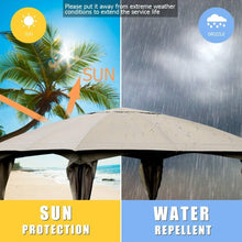 Load image into Gallery viewer, 11.5' x 11.5' Fully Enclosed Outdoor Gazebo with Removable 4 Walls