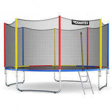 Load image into Gallery viewer, 12Ft Trampoline with Safety Enclosure Net and Ladder Outdoor for Kids Adults