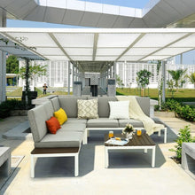 Load image into Gallery viewer, 4PCS Patio Aluminum Conversation Furniture Set