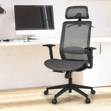 Load image into Gallery viewer, Height Adjustable Ergonomic High Back Mesh Office Chair with Hange-Gray