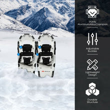 Load image into Gallery viewer, Aluminum All Terrain Snowshoes with Adjustable Ratchet Bindings-S