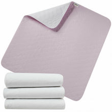 Load image into Gallery viewer, 4 pcs Washable Underpads Reusable Bed Pads Waterproof Incontinence