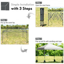 Load image into Gallery viewer, 8?x8' Outdoor Pop up Canopy Tent w/Roller Bag-White