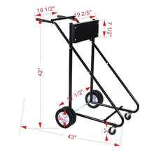 Load image into Gallery viewer, 315 lbs Outboard Heavy Duty Boat Motor Stand Carrier Cart Dolly