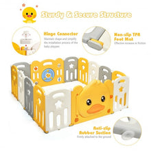 Load image into Gallery viewer, 16-Panel Foldable Baby Playpen with Sound
