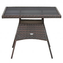 Load image into Gallery viewer, Outdoor 5PCS Dining Table Set with 1 Table and 4 Single Sofas