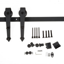 Load image into Gallery viewer, 6 ft Modern Antique Style Sliding Door Hardware Closet Set