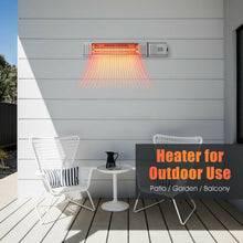Load image into Gallery viewer, 1500W Infrared Patio Heater w/ Remote Control & 24H Timer for Indoor Outdoor
