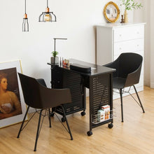 Load image into Gallery viewer, Manicure Nail Table Steel Frame Beauty Spa Salon Workstation w/Drawers