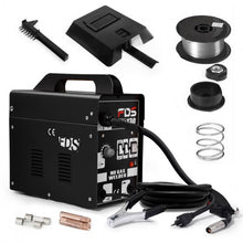 Load image into Gallery viewer, MIG 130 Welder Flux Core Wire Automatic Feed Welding Machine w/ Free Mask
