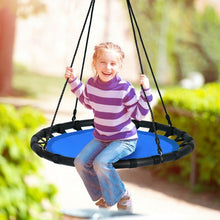 Load image into Gallery viewer, 40" Flying Saucer Round Swing Kids Play Set-Blue