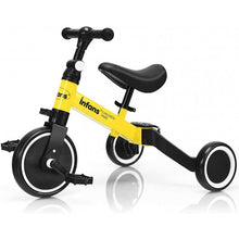 Load image into Gallery viewer, 3 in 1 3 Wheel Kids Tricycles w/ Adjustable Seat & Handlebarfor Ages 1-3-Yellow
